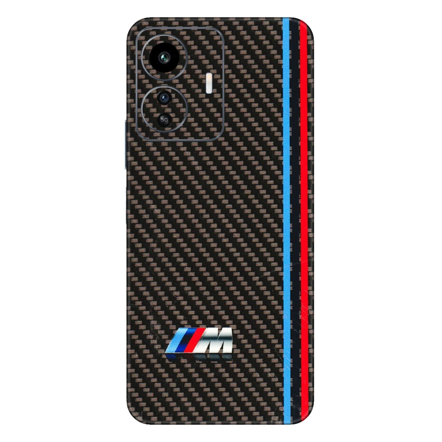 IQOO Phone Skins (All Models) - BM Carbon Fiber Feels - 3D Embossed Finish (L-38) IQOO Z6 Lite 5G