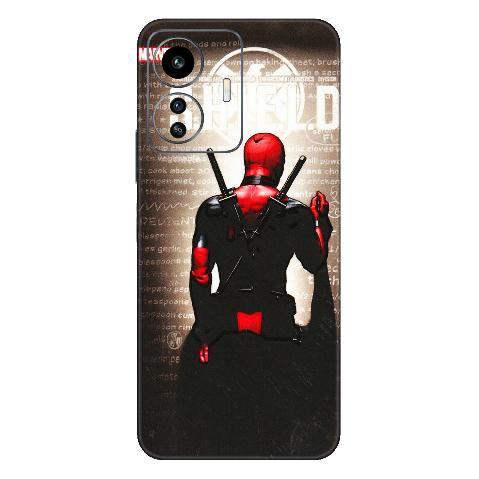 IQOO Phone Skins (All Models) - Deadpool - 3D Embossed Finish (L-56) IQOO Z6 Lite 5G