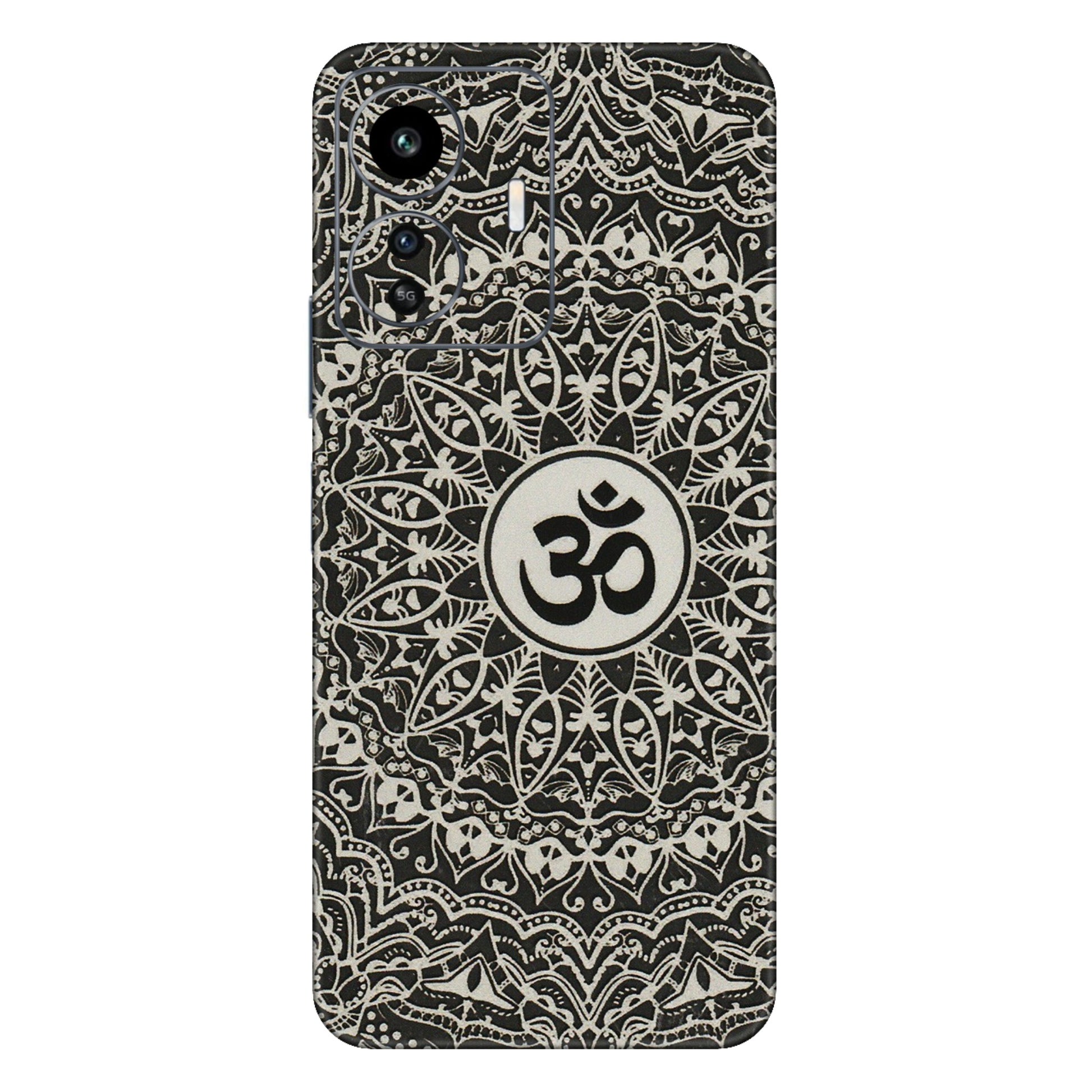IQOO Phone Skins (All Models) - Aum Elegant Mandala - 3D Embossed Finish (L-62) IQOO Z6 Lite 5G