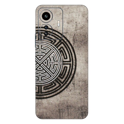IQOO Phone Skins (All Models) - Mysterious Circular Design - 3D Embossed Finish (L-63) IQOO Z6 Lite 5G