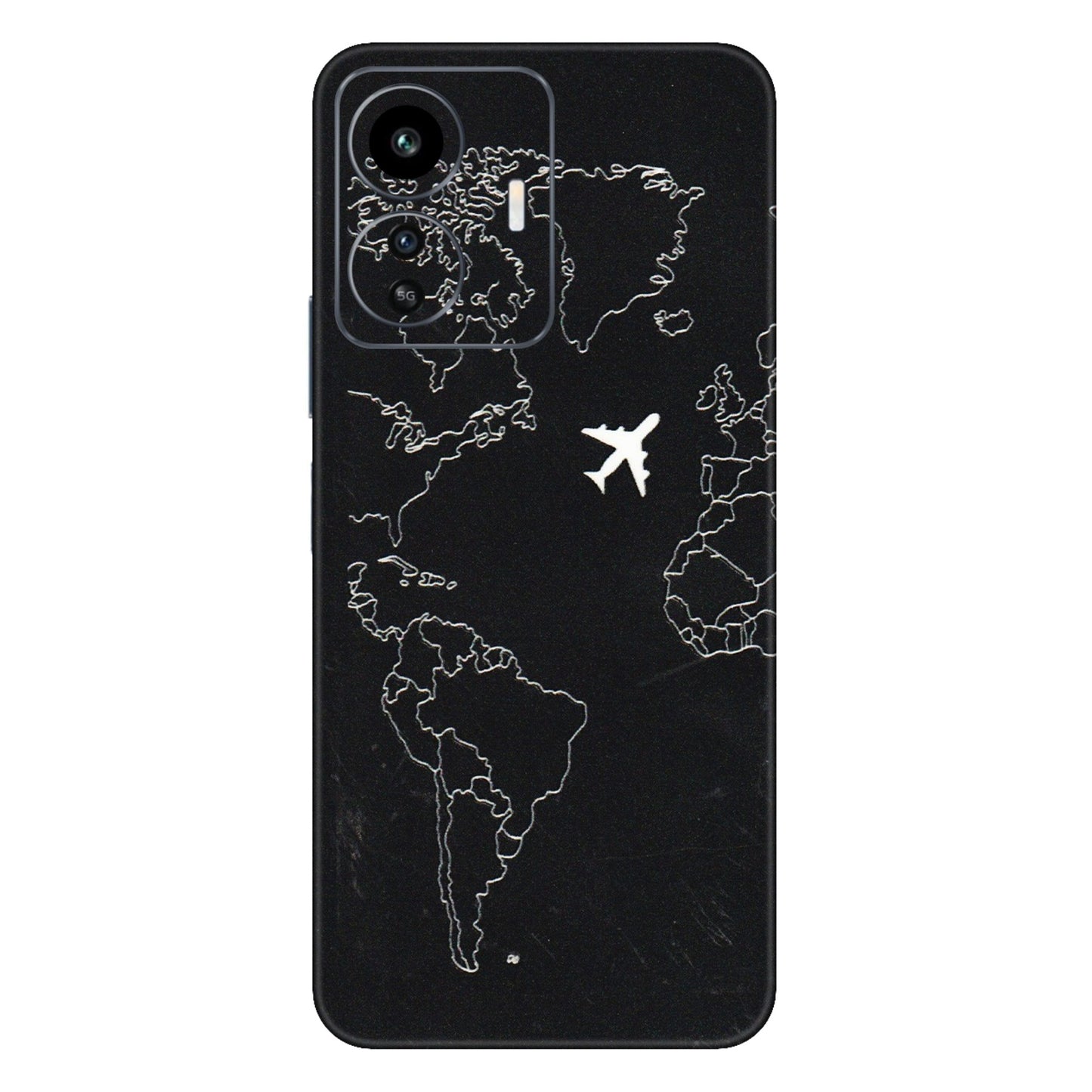 IQOO Phone Skins (All Models) - Never Ending Travel - 3D Embossed Finish (L-79) IQOO Z6 Lite 5G