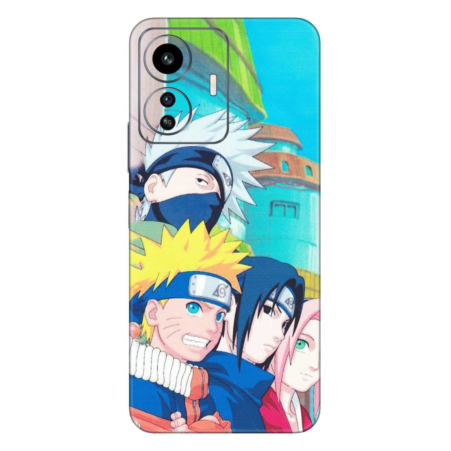 IQOO Phone Skins (All Models) - Team Minato And Kakashi - Matte Finish (M-101) IQOO Z6 Lite 5G