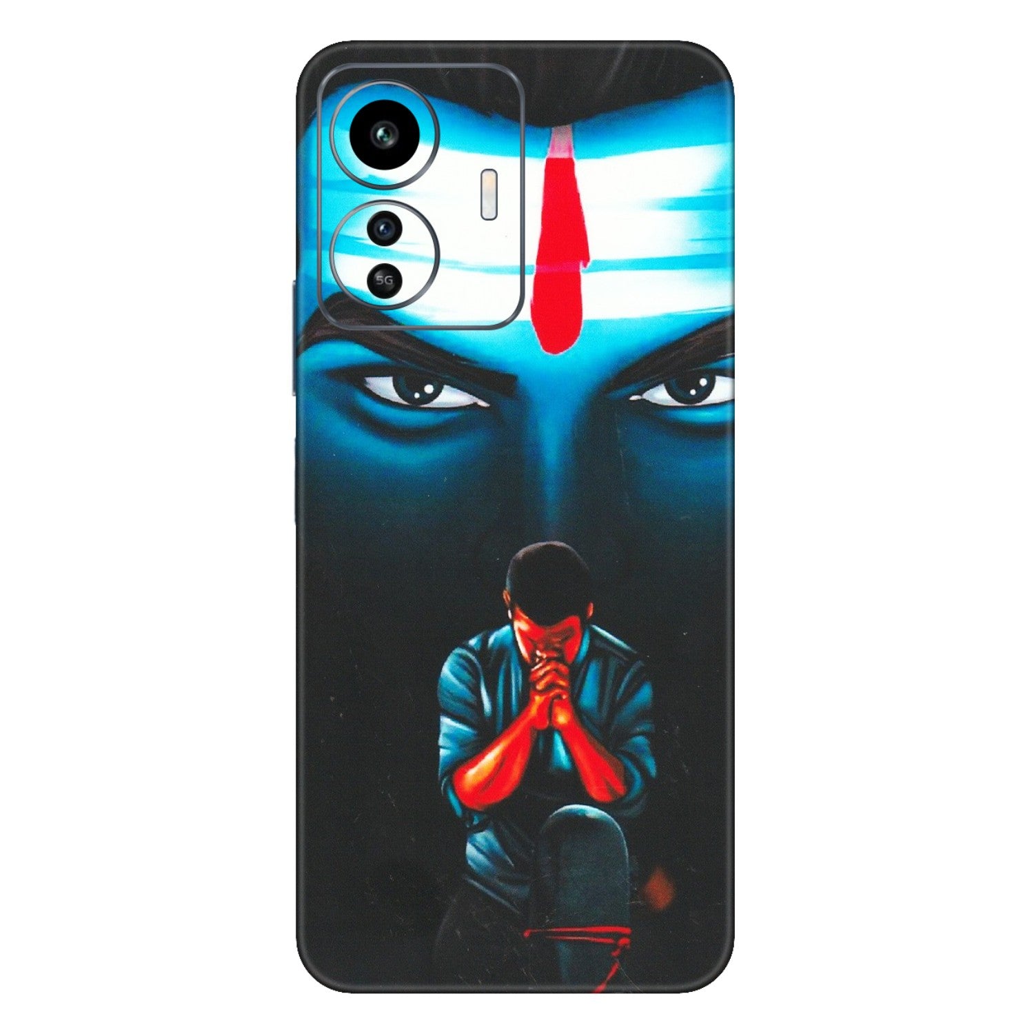 IQOO Phone Skins (All Models) - Mahakal Bhakt - Matte Finish (M-112) IQOO Z6 Lite 5G
