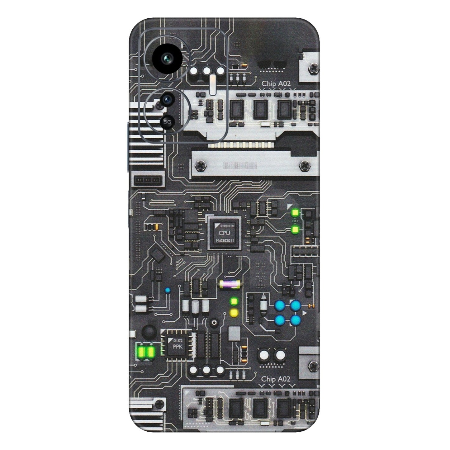 IQOO Phone Skins (All Models) - Motherboard Internals - Matte Finish (M-135) IQOO Z6 Lite 5G