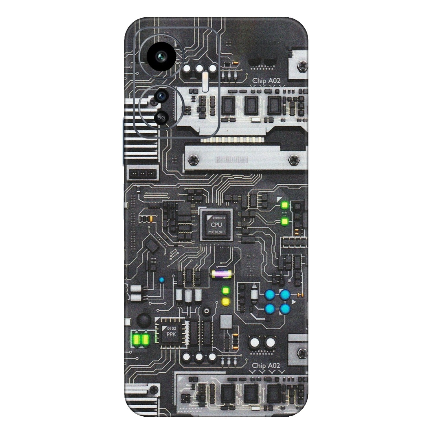 IQOO Phone Skins (All Models) - Motherboard Internals - Matte Finish (M-135) IQOO Z6 Lite 5G