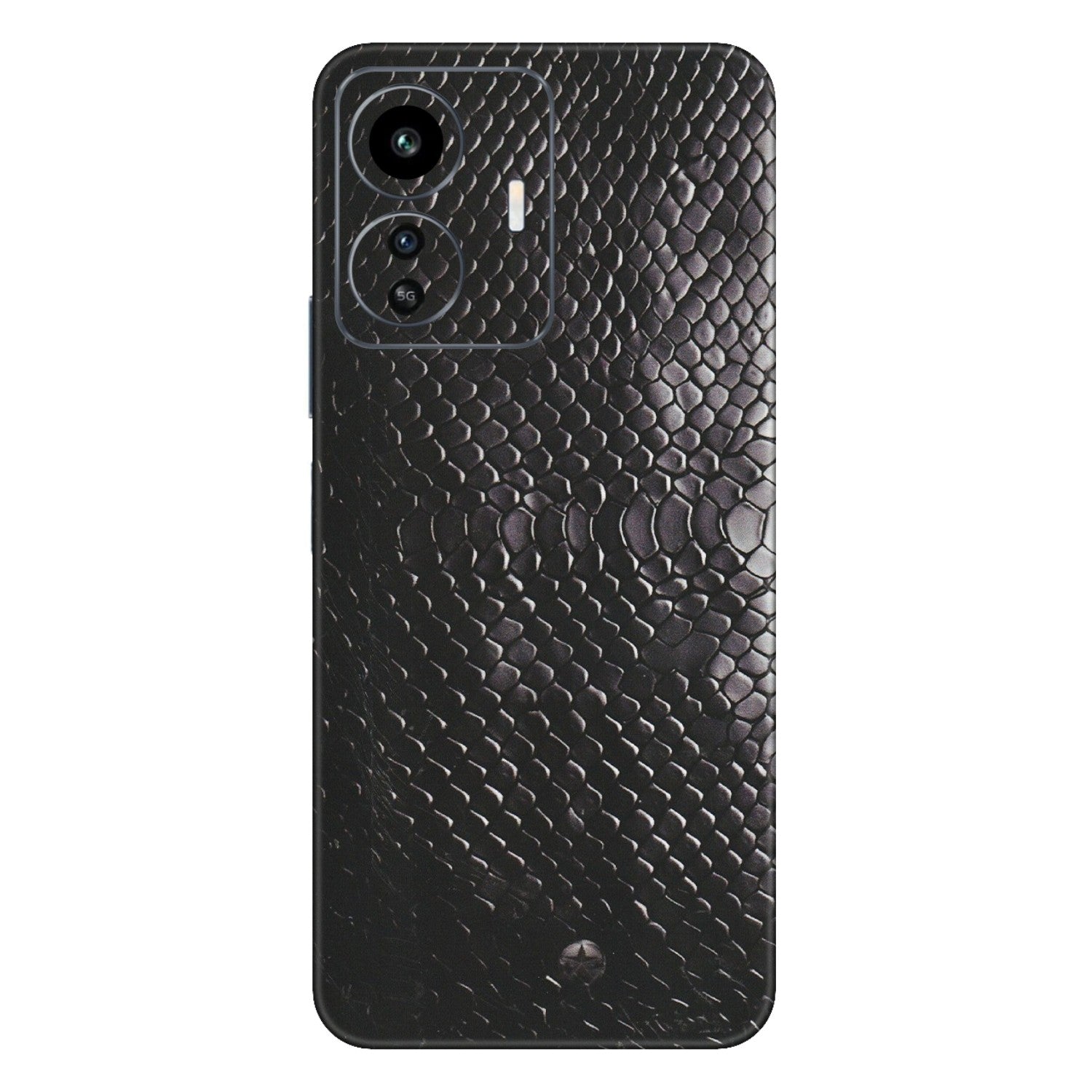 IQOO Phone Skins (All Models) - Black Snack Leather - Matte Finish (M-147) IQOO Z6 Lite 5G