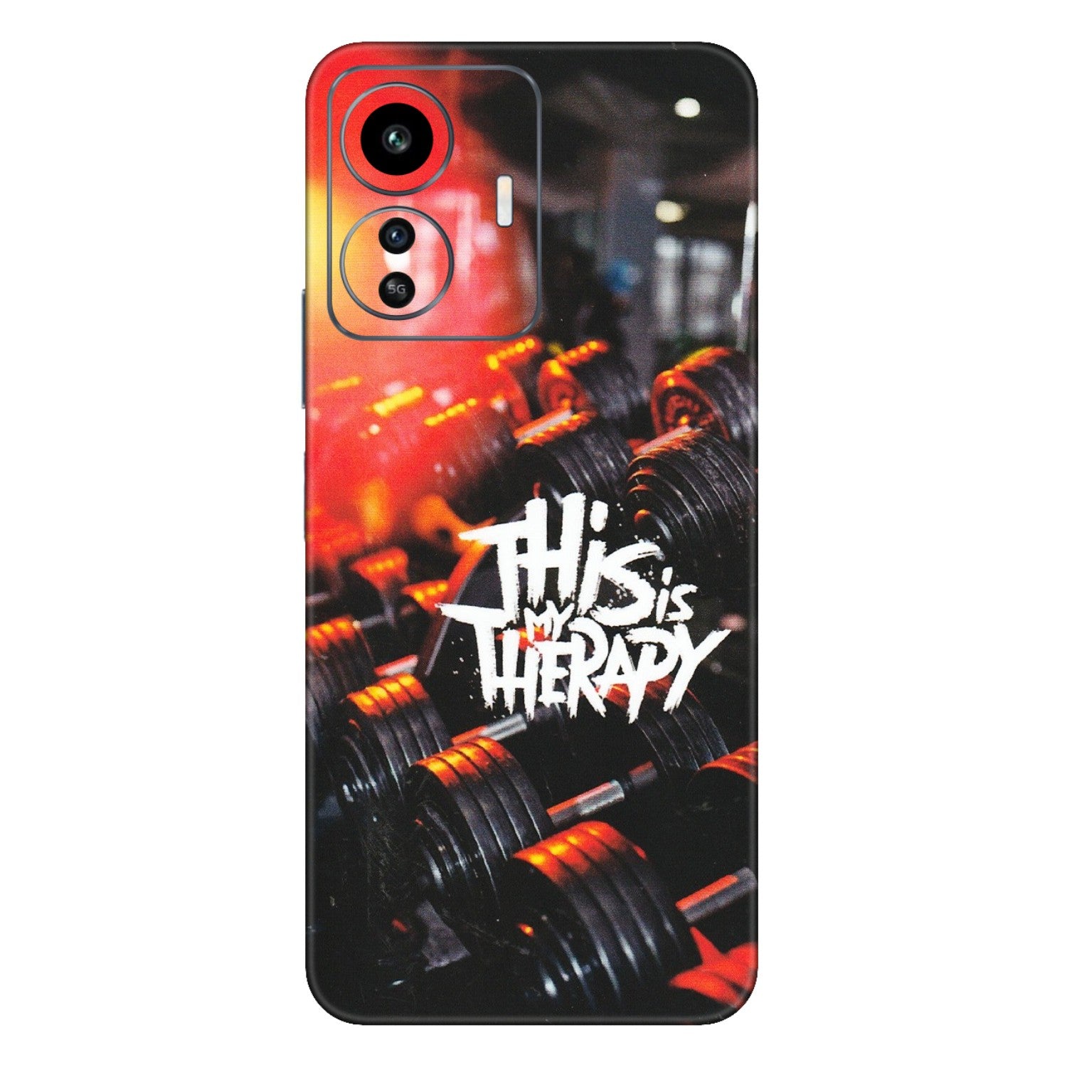IQOO Phone Skins (All Models) - GYM Lover Therapy - Matte Finish (M-160) IQOO Z6 Lite 5G