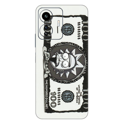 IQOO Phone Skins (All Models) - Rick And Morty Hundred Dollar Anime - Matte Finish (M-161) IQOO Z6 Lite 5G