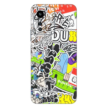 IQOO Phone Skins (All Models) - Dope Graffiti - Matte Finish (M-61) IQOO Z6 Lite 5G