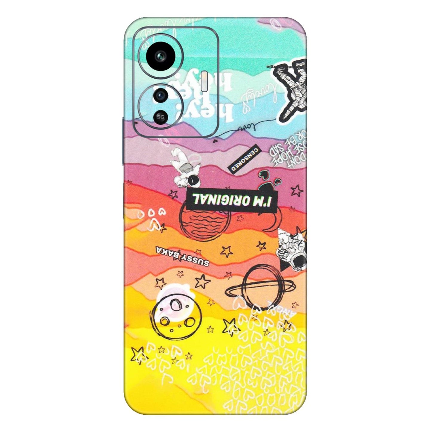 IQOO Phone Skins (All Models) - The Original Astronaut - Matte Finish (M-79) IQOO Z6 Lite 5G