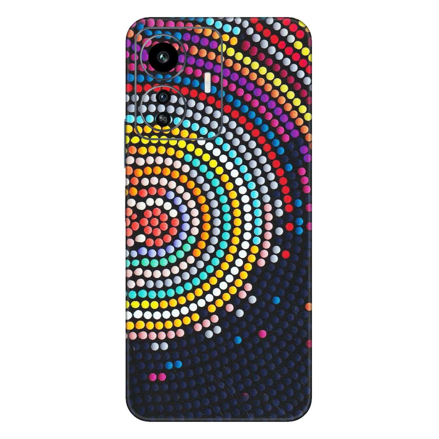 IQOO Phone Skins (All Models) - Rainbow Dot Mandala - Matte Finish (M-97) IQOO Z6 Lite 5G