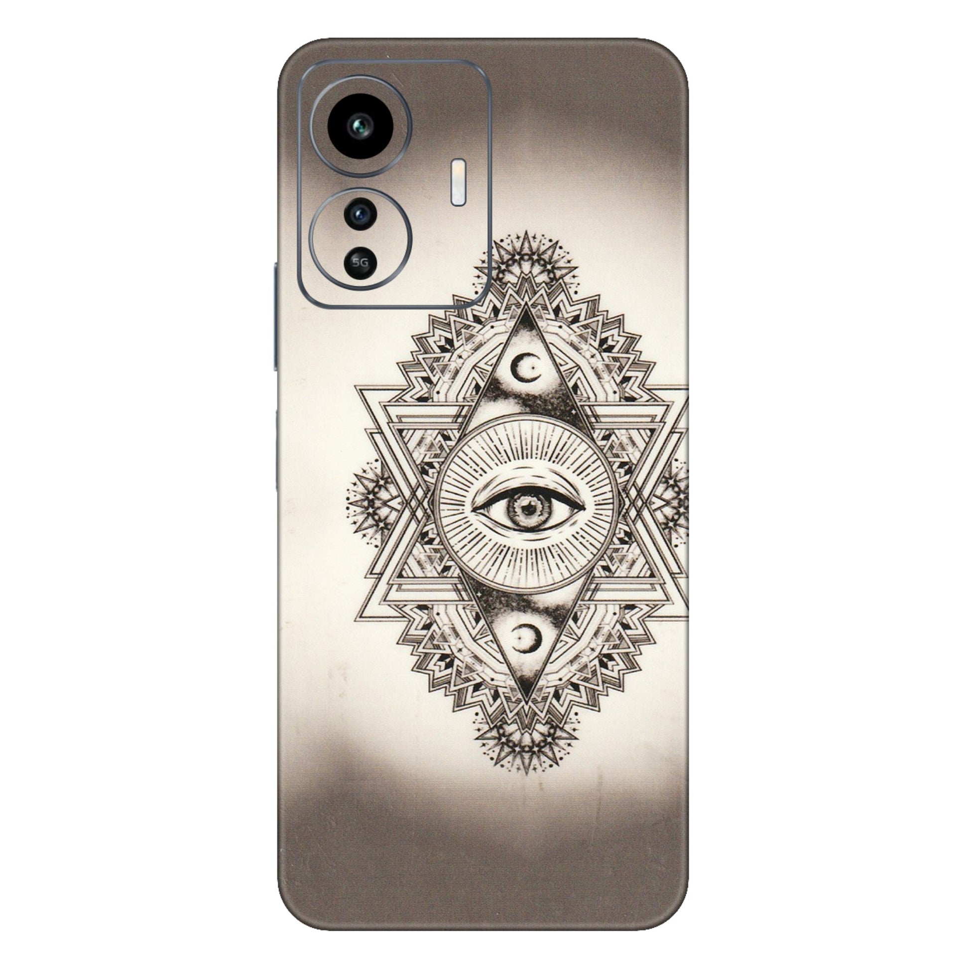 IQOO Phone Skins (All Models) - Illuminati Great Eye - Transparent Finish (T-14) IQOO Z6 Lite 5G