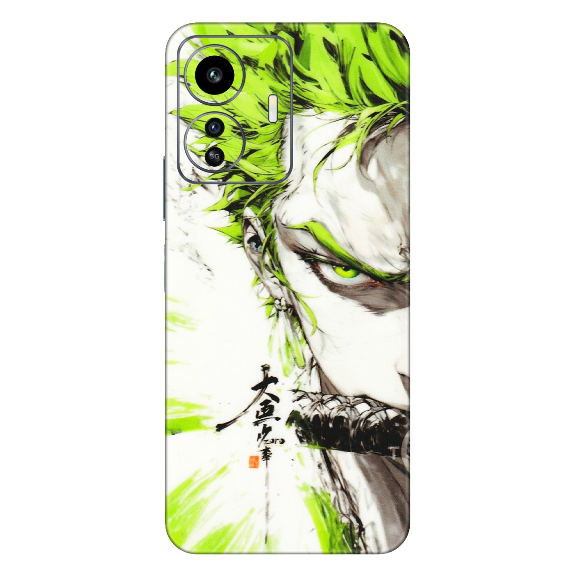 IQOO Phone Skins (All Models) - Roro Taku Anime - Transparent Finish (T-18) IQOO Z6 Lite 5G