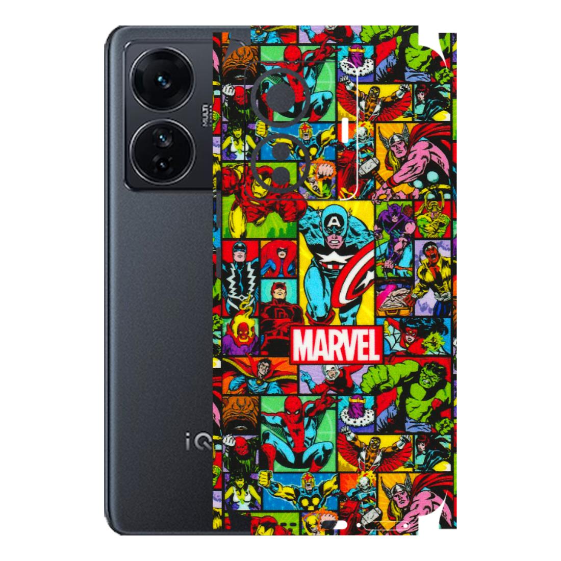 IQOO Phone Skins (All Models) - MARVELOUS Comic Characters - 3D Embossed Finish (L-129) IQOO Z6 PRO 5G