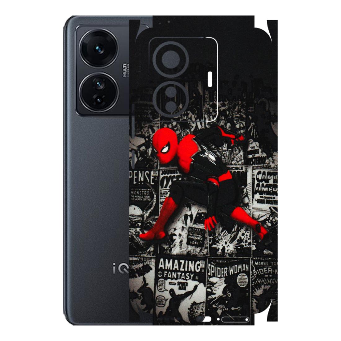 IQOO Phone Skins (All Models) - SpiderMan New - 3D Embossed Finish (L-162) IQOO Z6 PRO 5G
