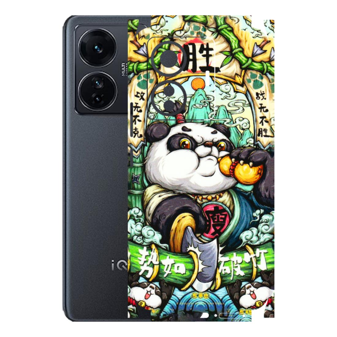 IQOO Phone Skins (All Models) - Royal Rich Panda - 3D Embossed Finish (L-170) IQOO Z6 PRO 5G