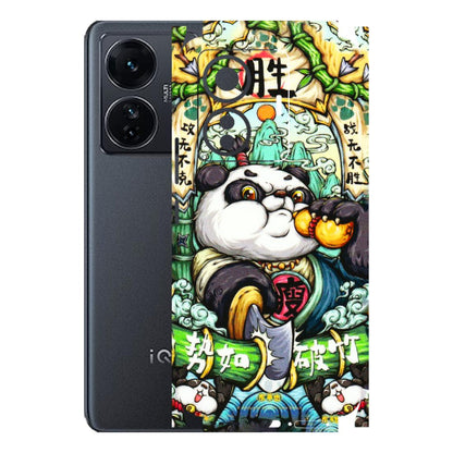 IQOO Phone Skins (All Models) - Royal Rich Panda - 3D Embossed Finish (L-170) IQOO Z6 PRO 5G
