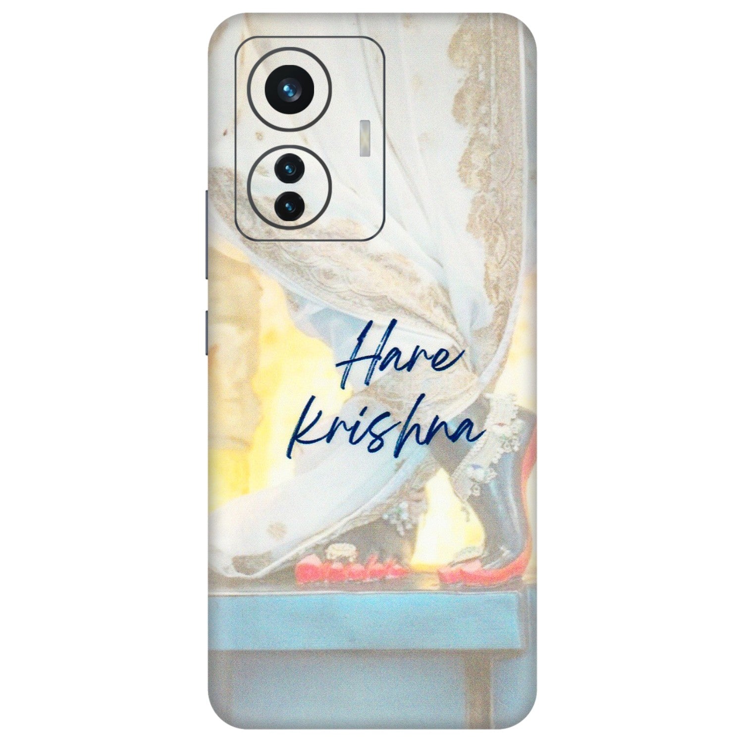 IQOO Phone Skins (All Models) - Hare Krishna - 3D Embossed Finish (L-03) IQOO Z6 PRO 5G