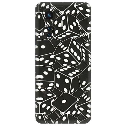 IQOO Phone Skins (All Models) - Big Black Dices - 3D Embossed Finish (L-106) IQOO Z6 PRO 5G