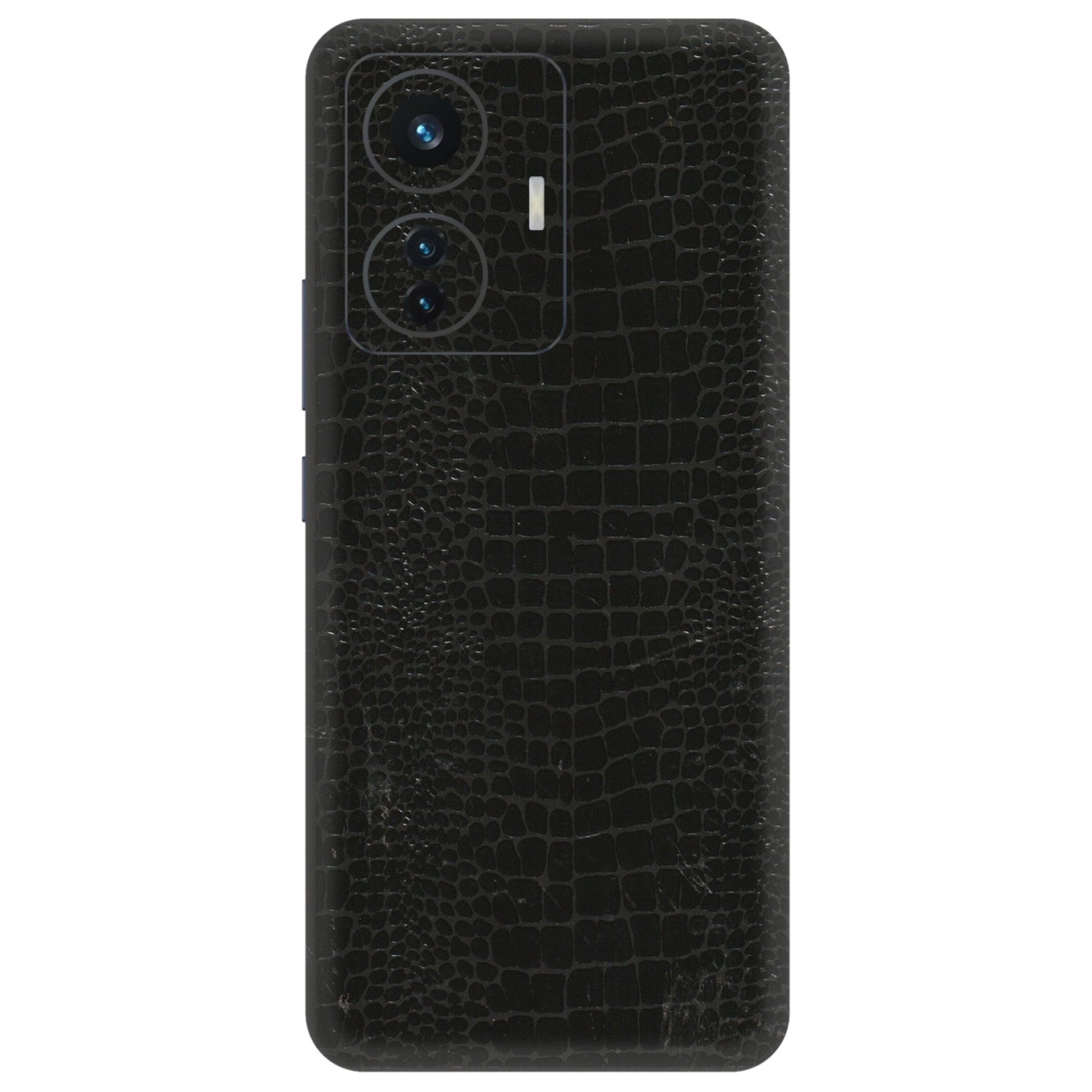 IQOO Phone Skins (All Models) - Snake Leather Black - 3D Embossed Finish (L-107) IQOO Z6 PRO 5G