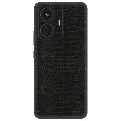IQOO Phone Skins (All Models) - Snake Leather Black - 3D Embossed Finish (L-107) IQOO Z6 PRO 5G