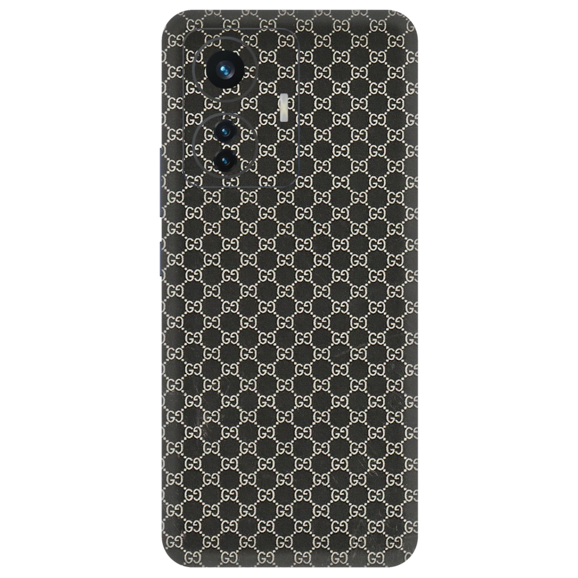IQOO Phone Skins (All Models) - Black G Print - 3D Embossed Finish (L-109) IQOO Z6 PRO 5G