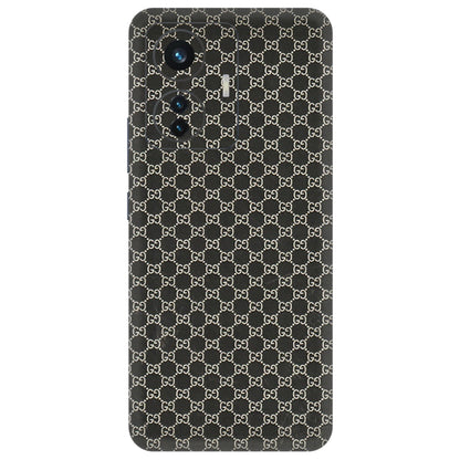 IQOO Phone Skins (All Models) - Black G Print - 3D Embossed Finish (L-109) IQOO Z6 PRO 5G