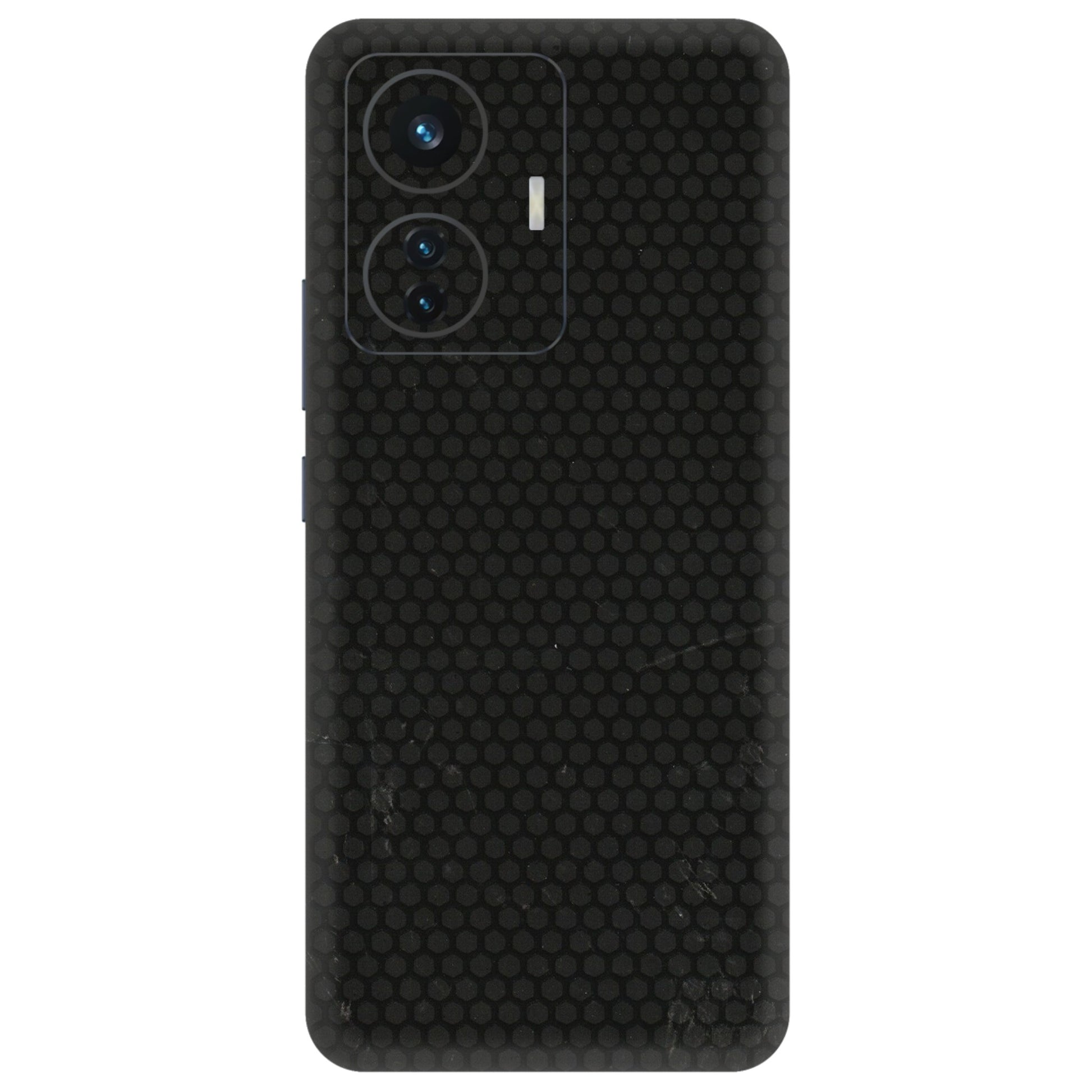 IQOO Phone Skins (All Models) - Black honeycomb - 3D Embossed Finish (L-114) IQOO Z6 PRO 5G