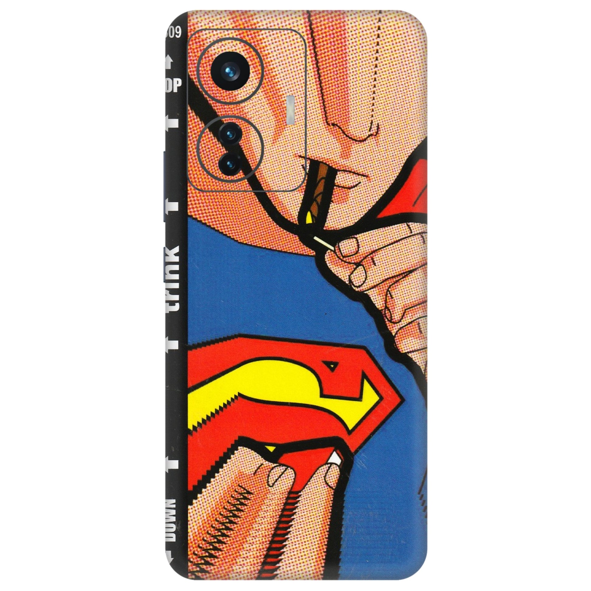 IQOO Phone Skins (All Models) - Superman Sutta - 3D Embossed Finish (L-130) IQOO Z6 PRO 5G