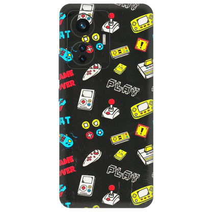 IQOO Phone Skins (All Models) - Gaming Doodles - 3D Embossed Finish (L-224) IQOO Z6 PRO 5G