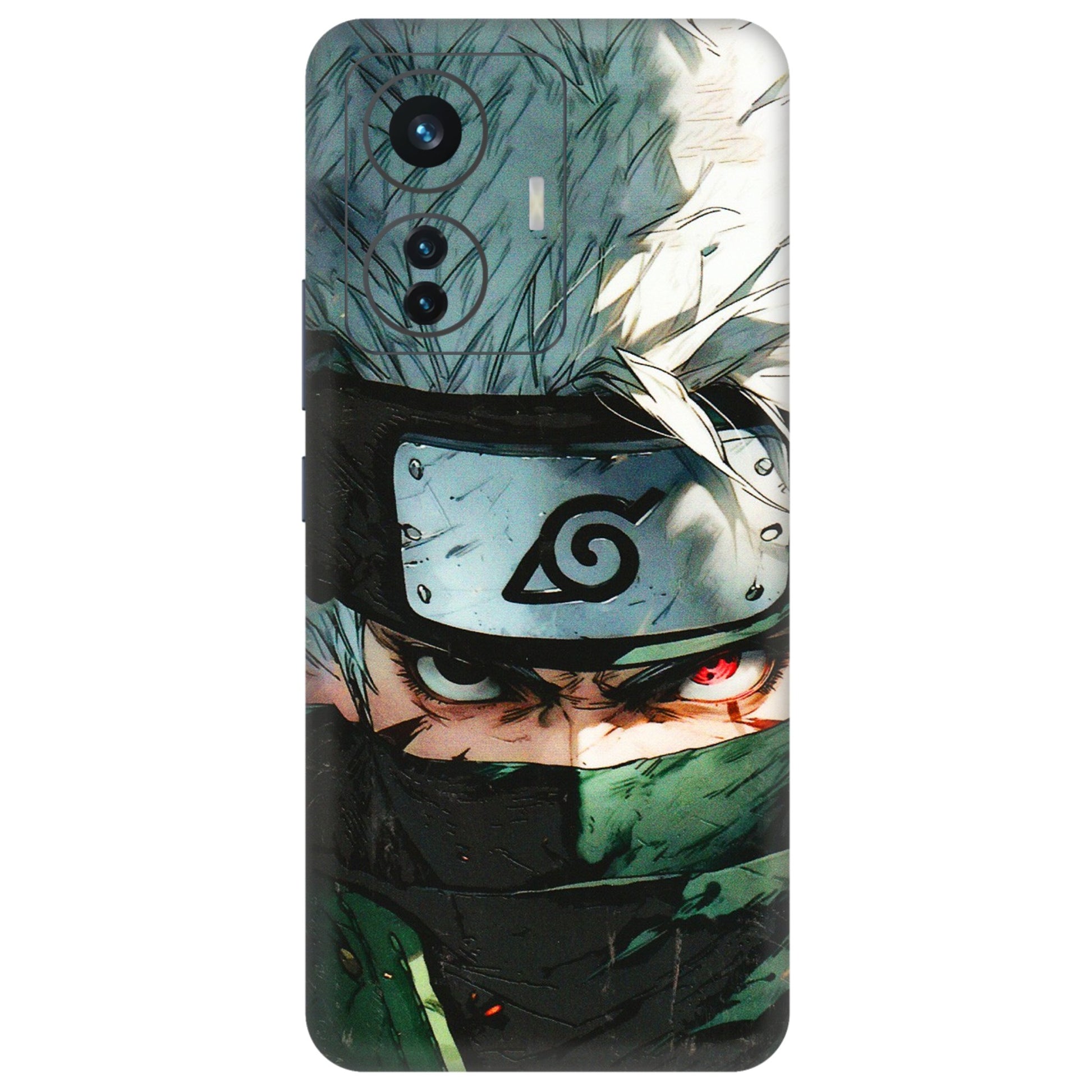 IQOO Phone Skins (All Models) - Kakashi Red Eye Focus - 3D Embossed Finish (L-227) IQOO Z6 PRO 5G