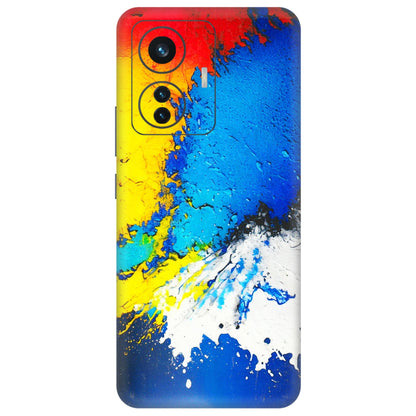 IQOO Phone Skins (All Models) - Acrylic Paint Spill - 3D Embossed Finish (L-229) IQOO Z6 PRO 5G