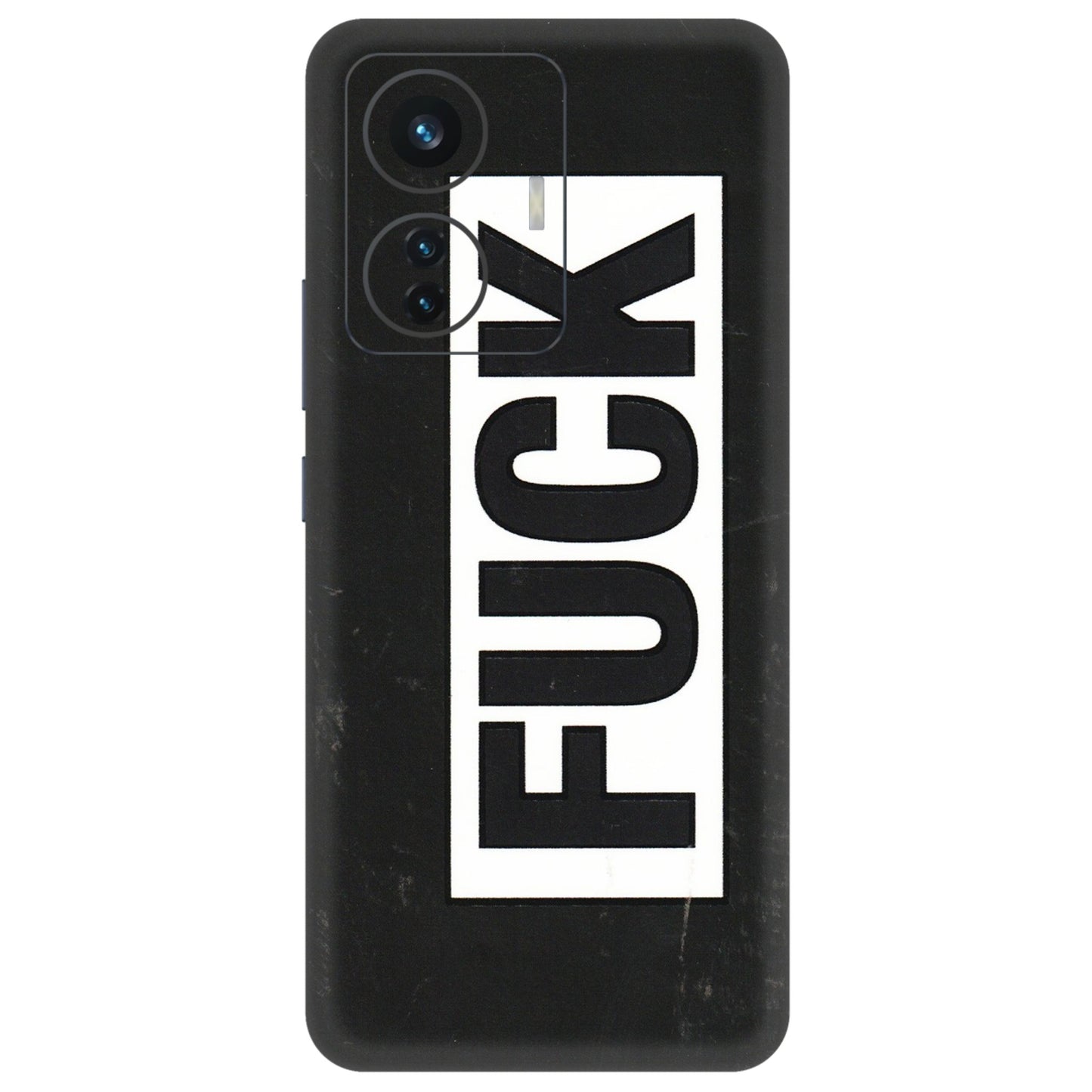 IQOO Phone Skins (All Models) - The F Word - 3D Embossed Finish (L-255) IQOO Z6 PRO 5G
