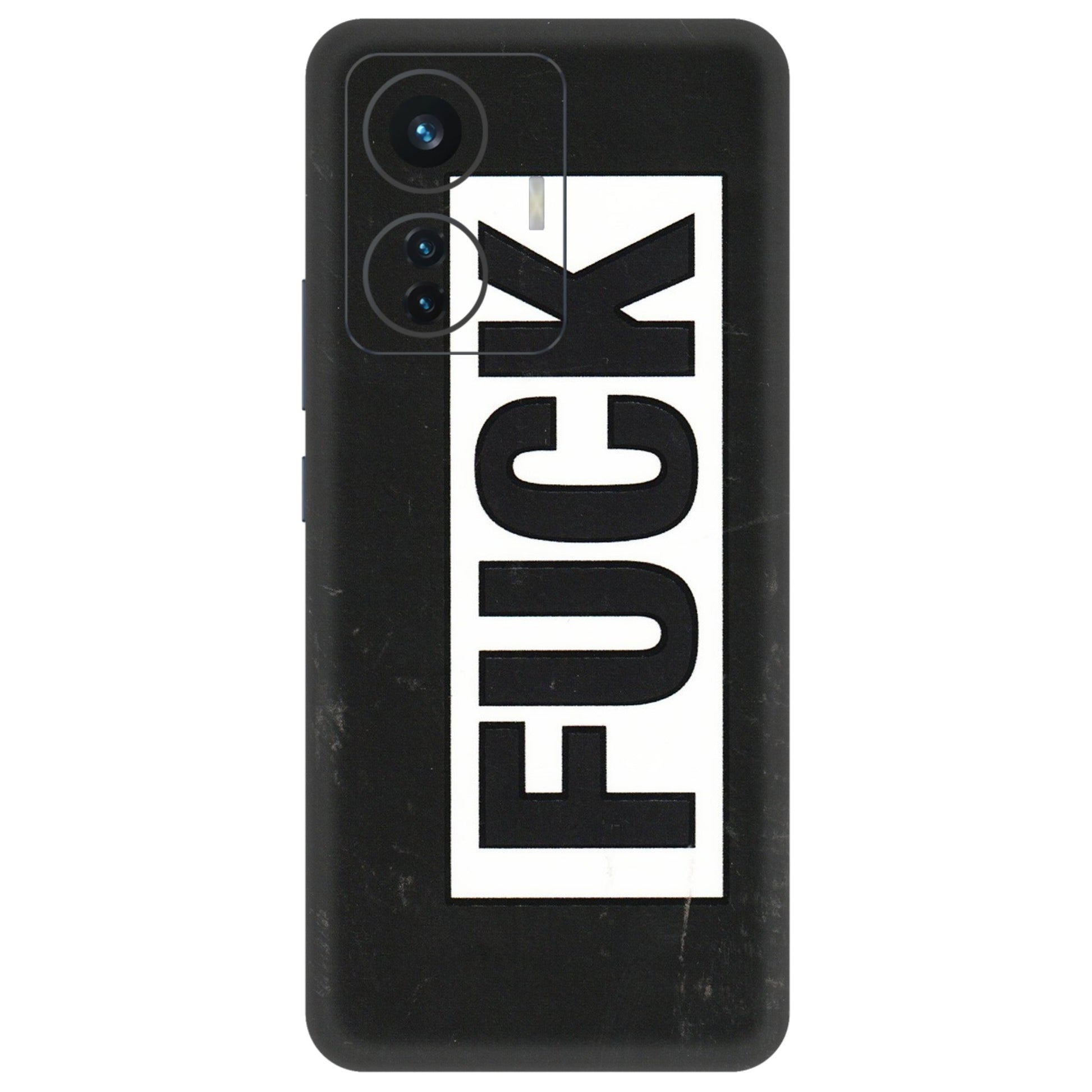 IQOO Phone Skins (All Models) - The F Word - 3D Embossed Finish (L-255) IQOO Z6 PRO 5G