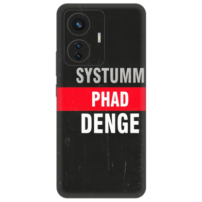IQOO Phone Skins (All Models) - Systumm Phad Denge - 3D Embossed Finish (L-278) IQOO Z6 PRO 5G