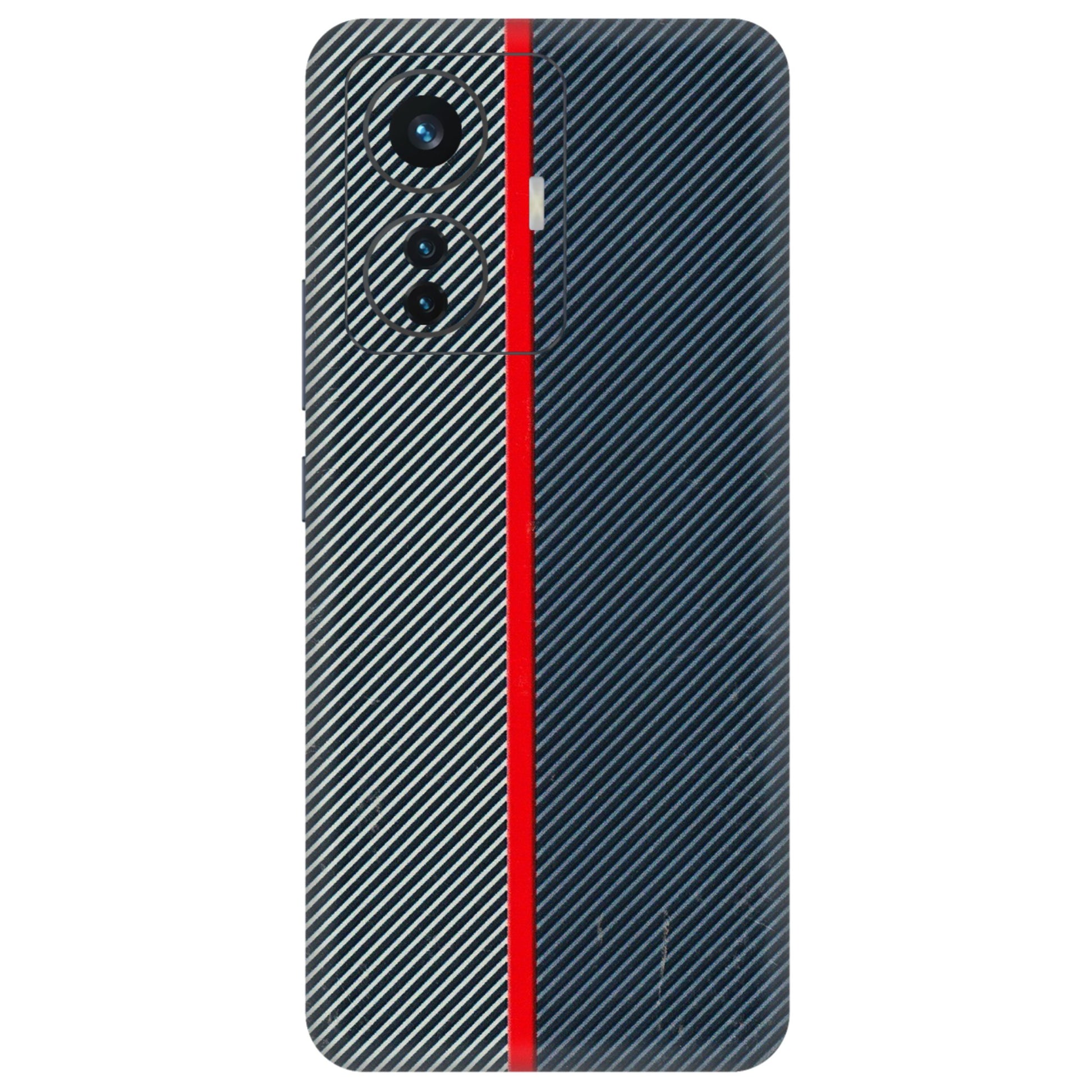 IQOO Phone Skins (All Models) - Blue Sober Lines - 3D Embossed Finish (L-305) IQOO Z6 PRO 5G