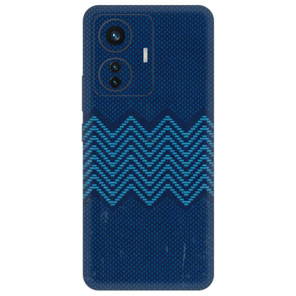 IQOO Phone Skins (All Models) - Blue Sober Waves - 3D Embossed Finish (L-306) IQOO Z6 PRO 5G