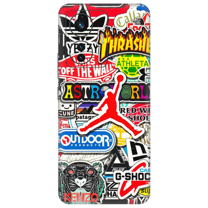 IQOO Phone Skins (All Models) - Multi Brands Sticker Graffiti - 3D Embossed Finish (L-37) IQOO Z6 PRO 5G