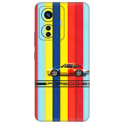 IQOO Phone Skins (All Models) - Multicolour Porche - 3D Embossed Finish (L-39) IQOO Z6 PRO 5G