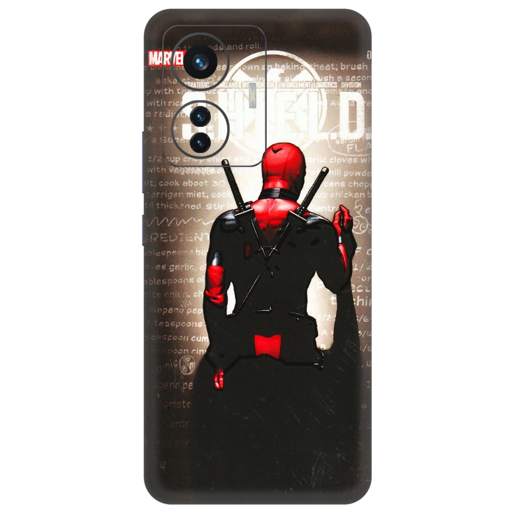 IQOO Phone Skins (All Models) - Deadpool - 3D Embossed Finish (L-56) IQOO Z6 PRO 5G
