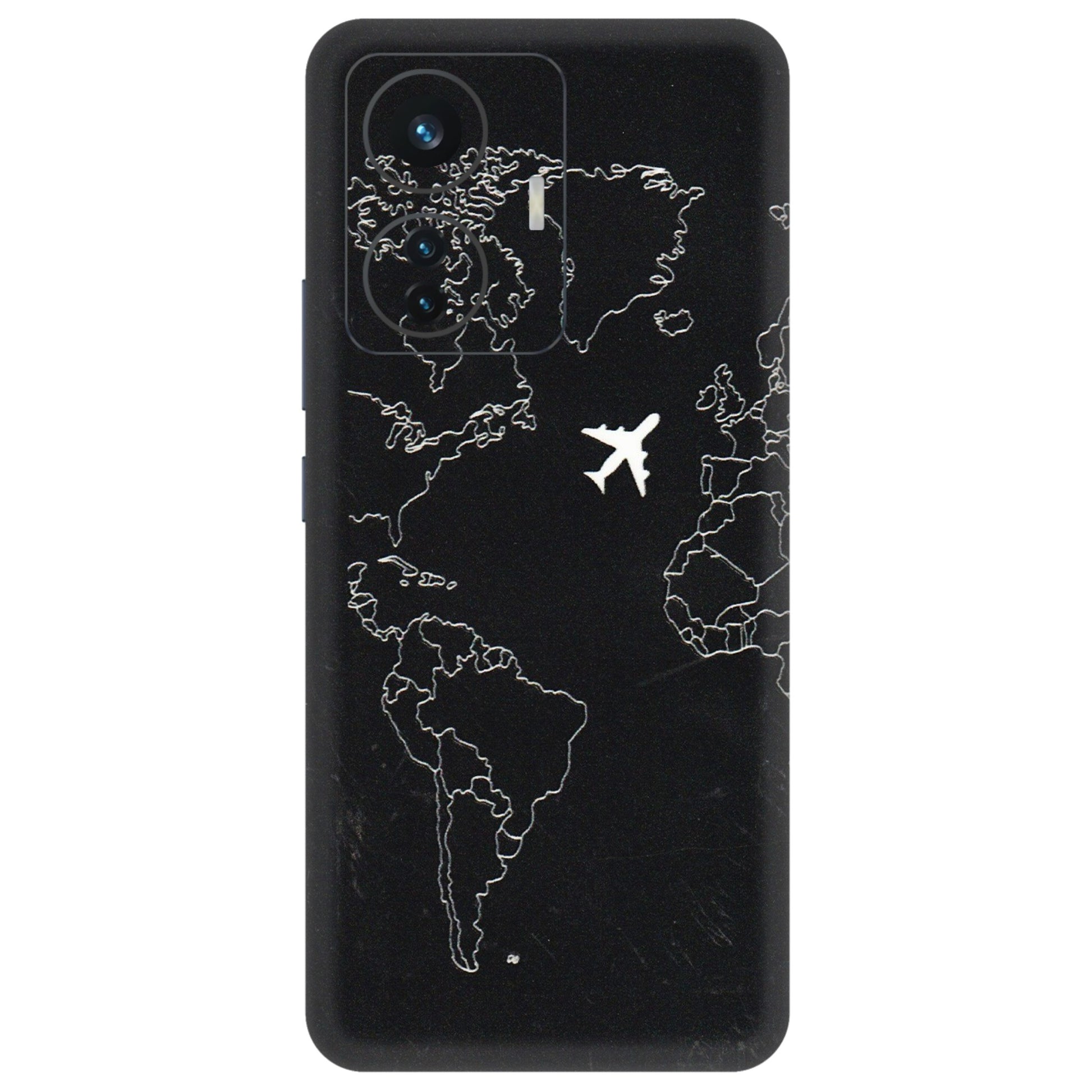 IQOO Phone Skins (All Models) - Never Ending Travel - 3D Embossed Finish (L-79) IQOO Z6 PRO 5G