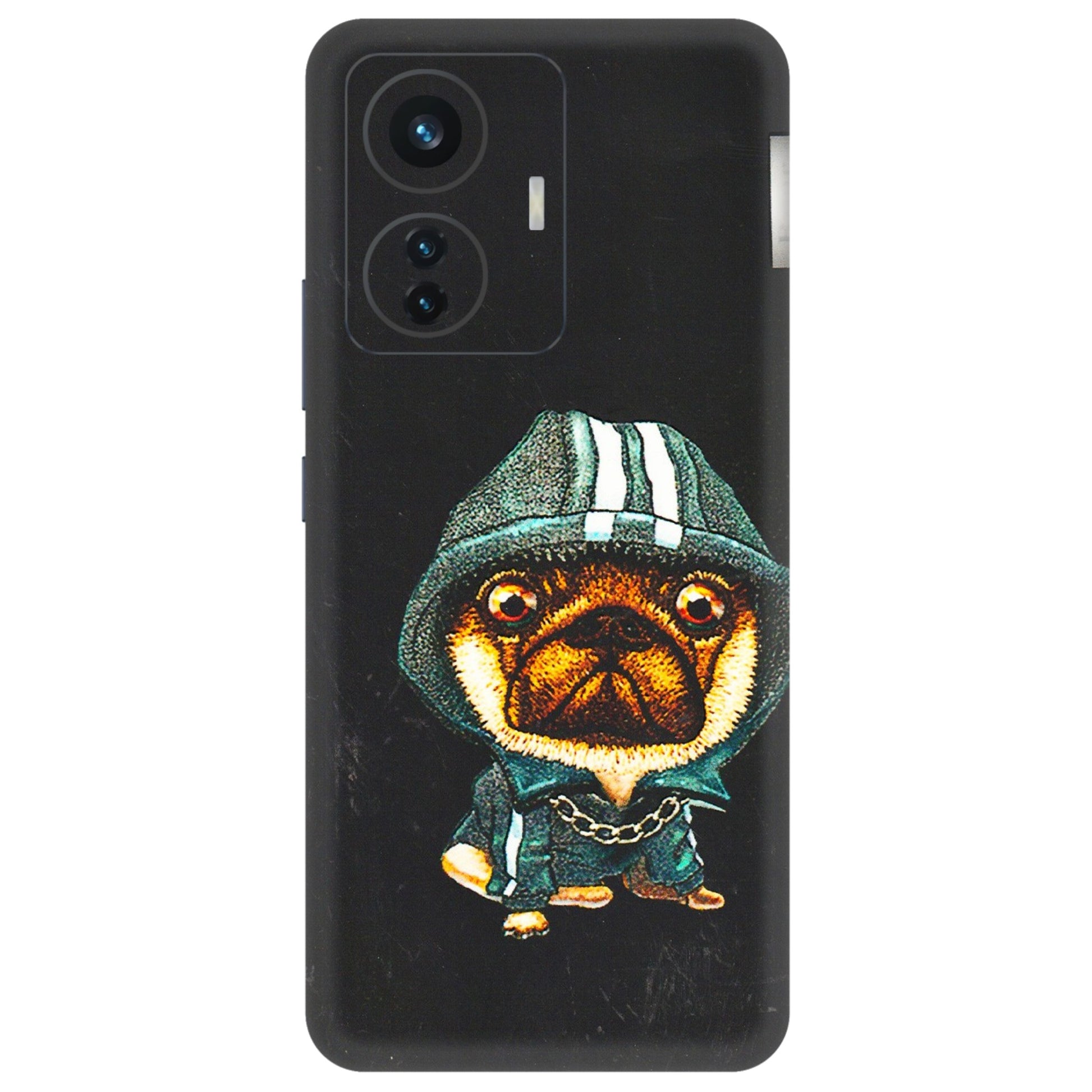 IQOO Phone Skins (All Models) - Puppy N Hoodie - 3D Embossed Finish (L-90) IQOO Z6 PRO 5G