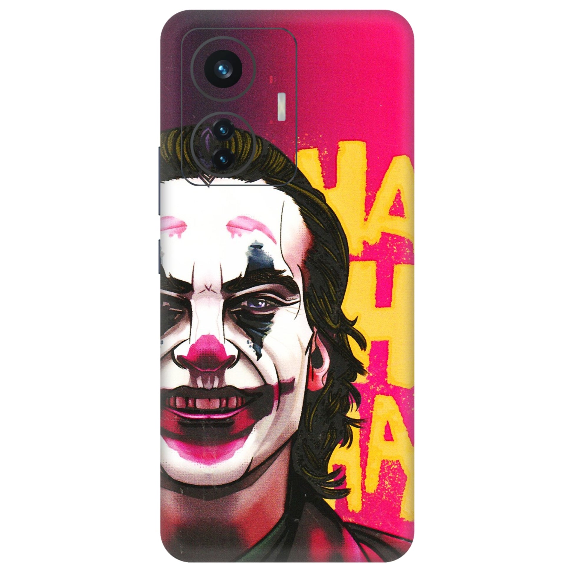 IQOO Phone Skins (All Models) - Joker Evil Laugh - 3D Embossed Finish (L-97) IQOO Z6 PRO 5G
