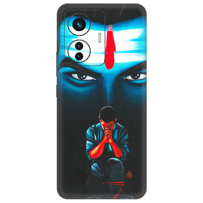 IQOO Phone Skins (All Models) - Mahakal Bhakt - Matte Finish (M-112) IQOO Z6 PRO 5G