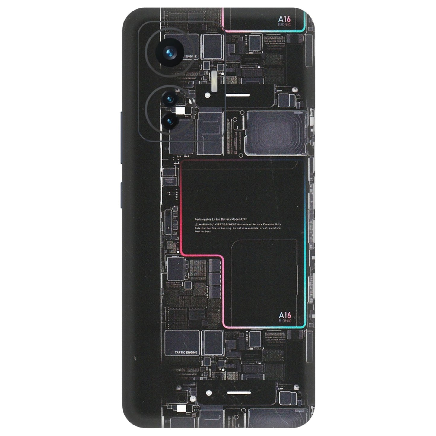 IQOO Phone Skins (All Models) - Motherboard Circuit Layout - Matte Finish (M-117) IQOO Z6 PRO 5G