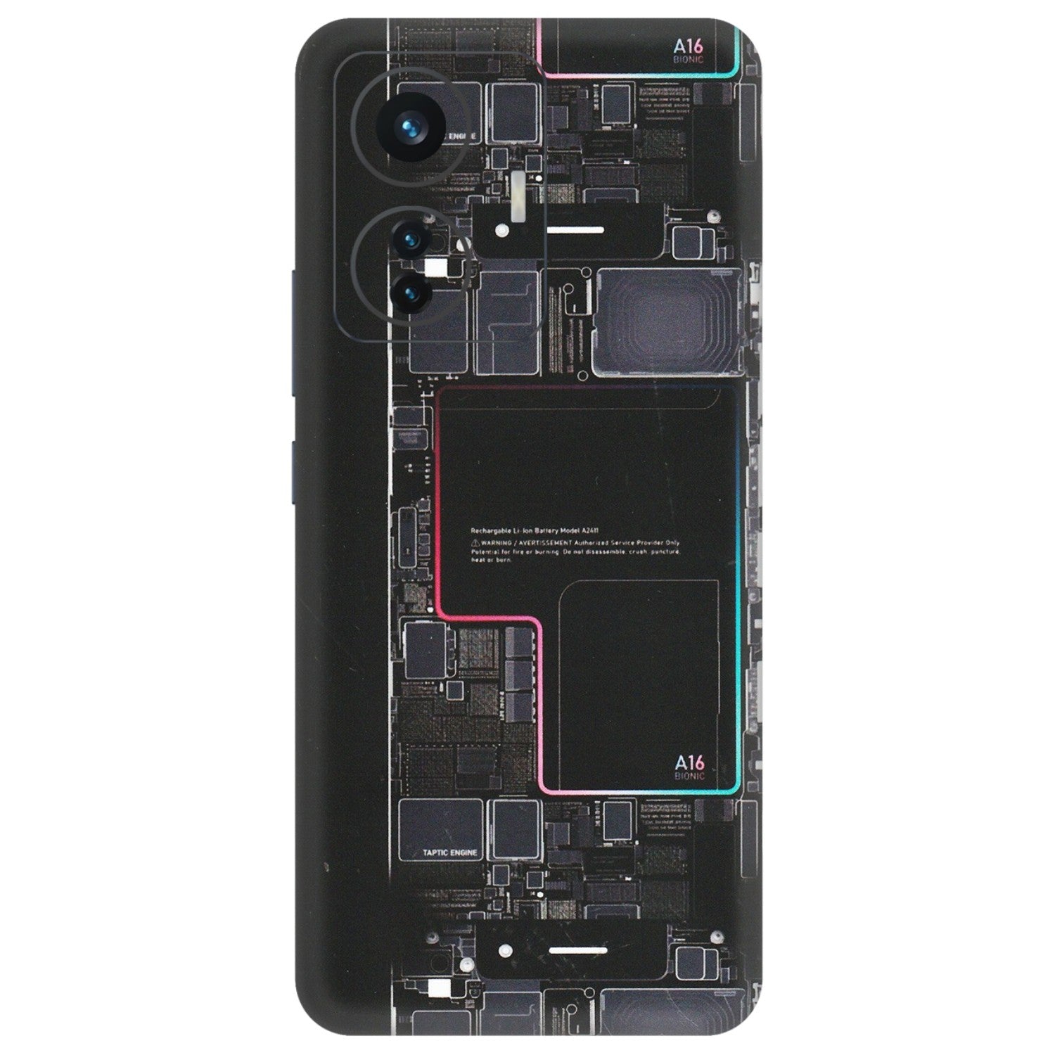 IQOO Phone Skins (All Models) - Motherboard Circuit Layout - Matte Finish (M-117) IQOO Z6 PRO 5G