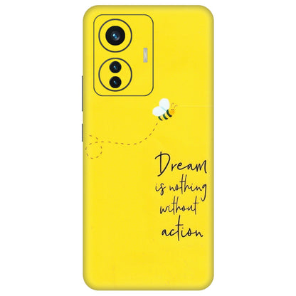 IQOO Phone Skins (All Models) - Dream Is Nothing Without Action - Matte Finish (M-138) IQOO Z6 PRO 5G