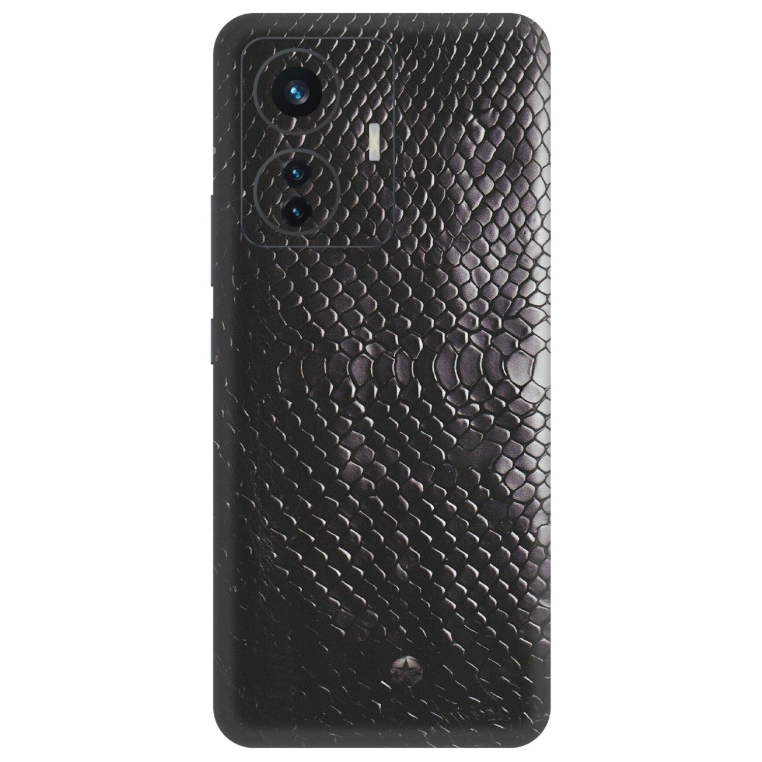 IQOO Phone Skins (All Models) - Black Snack Leather - Matte Finish (M-147) IQOO Z6 PRO 5G