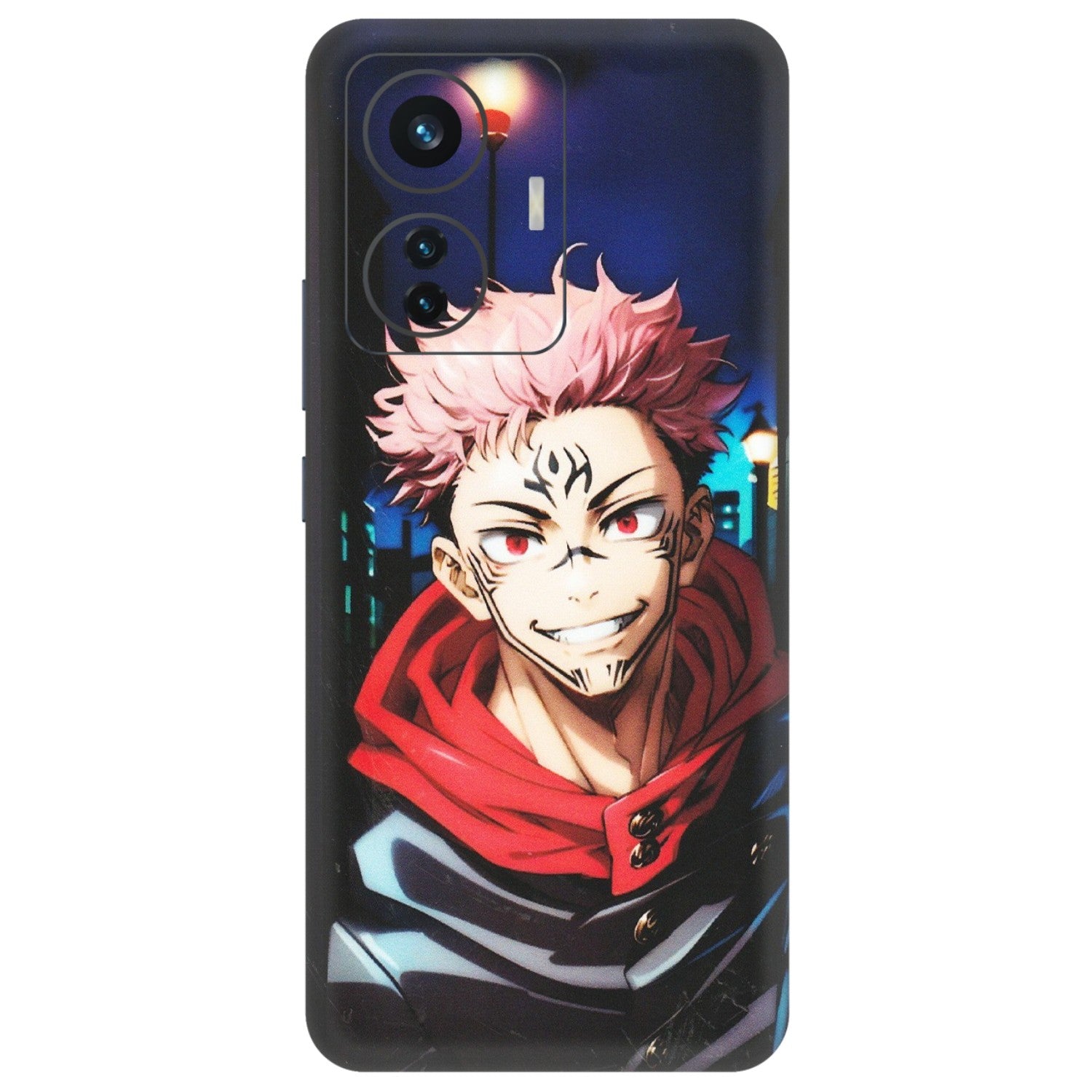 IQOO Phone Skins (All Models) - Yuji Itadori Funny Face Anime - Matte Finish (M-152) IQOO Z6 PRO 5G