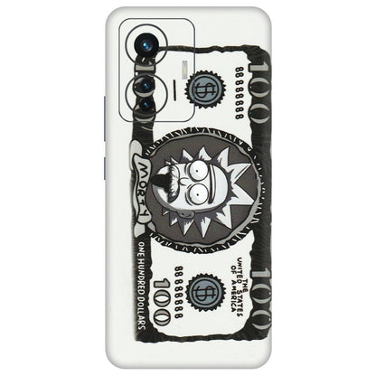 IQOO Phone Skins (All Models) - Rick And Morty Hundred Dollar Anime - Matte Finish (M-161) IQOO Z6 PRO 5G